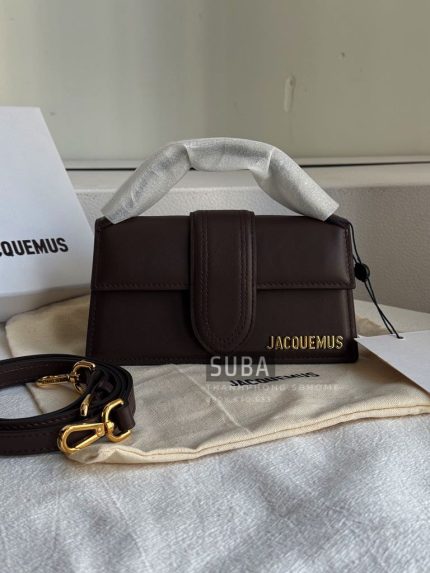 Túi Jacquemus Bambino | Size 18 (Màu Nâu Chocolate)